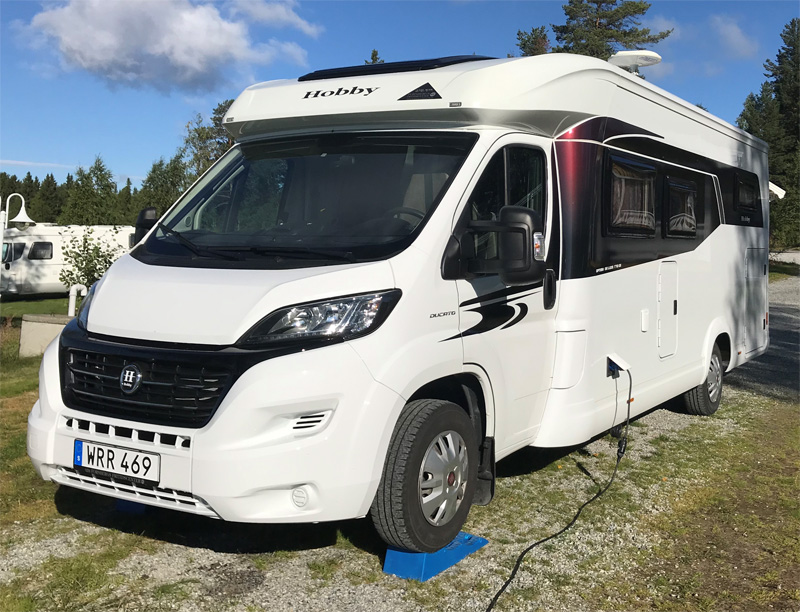 Husbil Fiat Hobby T70 GE stulen i Mantorp