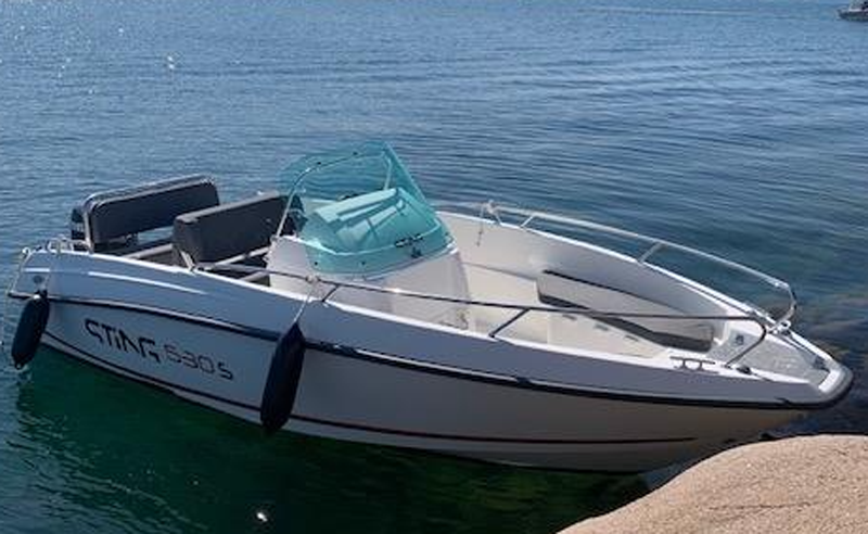 Sting 530 Sport med 75 hk Evinrude stulen i Grebbestad 