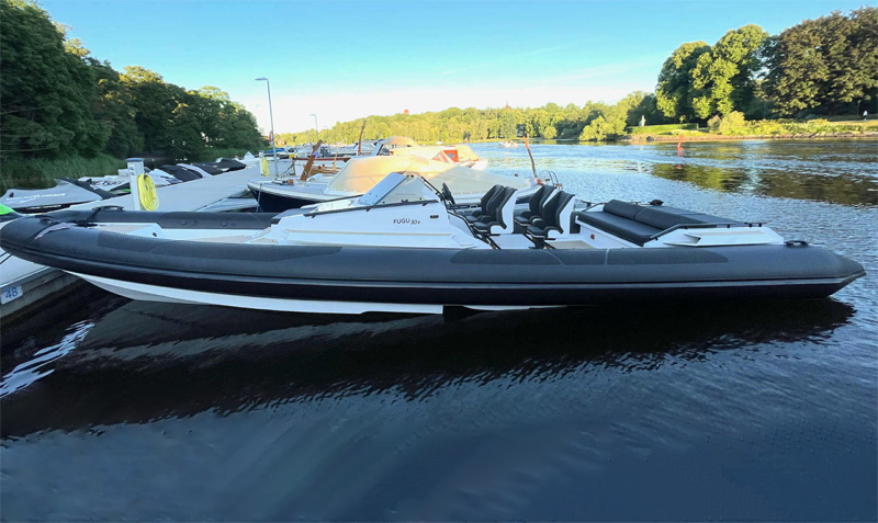 FUGU 30 SPEEDSTER stulen i Centrala Stockholm 