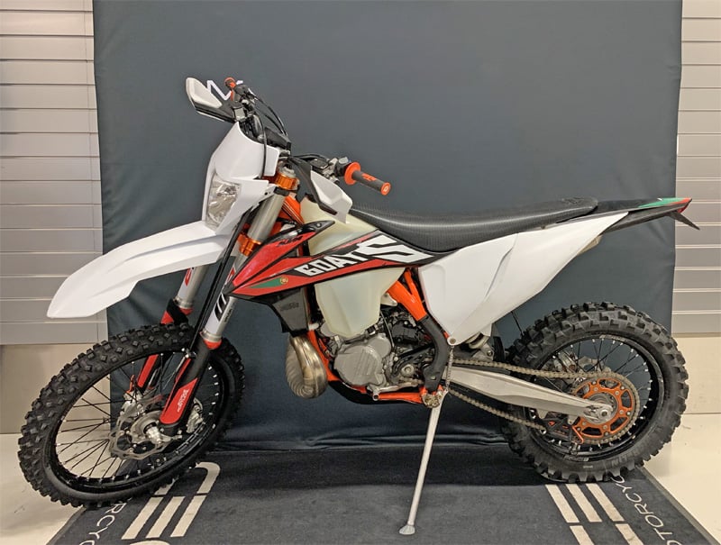 KTM 300 EXC Six Days stulen öster om Nödinge-Nol