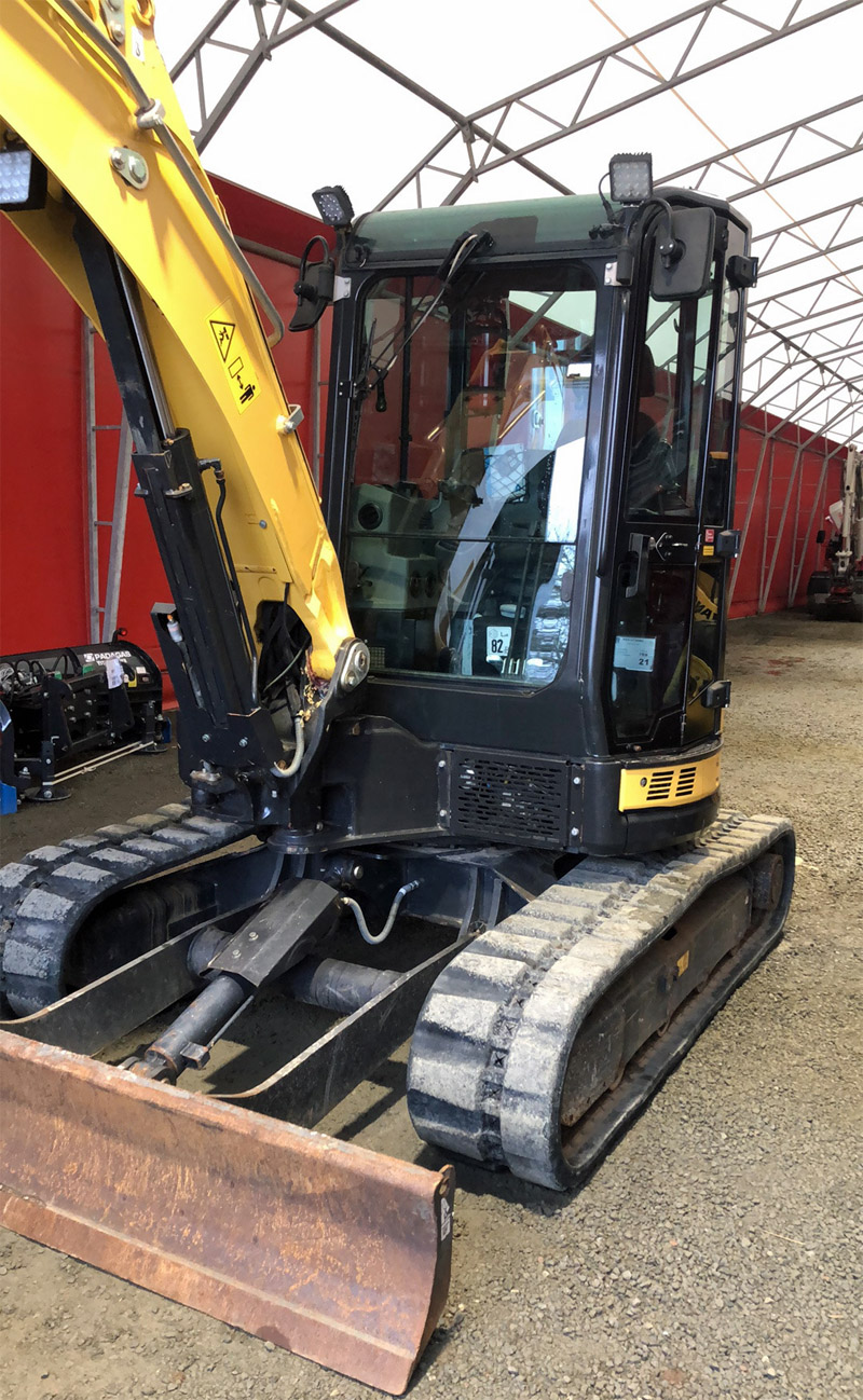 Bandburen grävmaskin Yanmar VIO57 stulen i Trollhättan