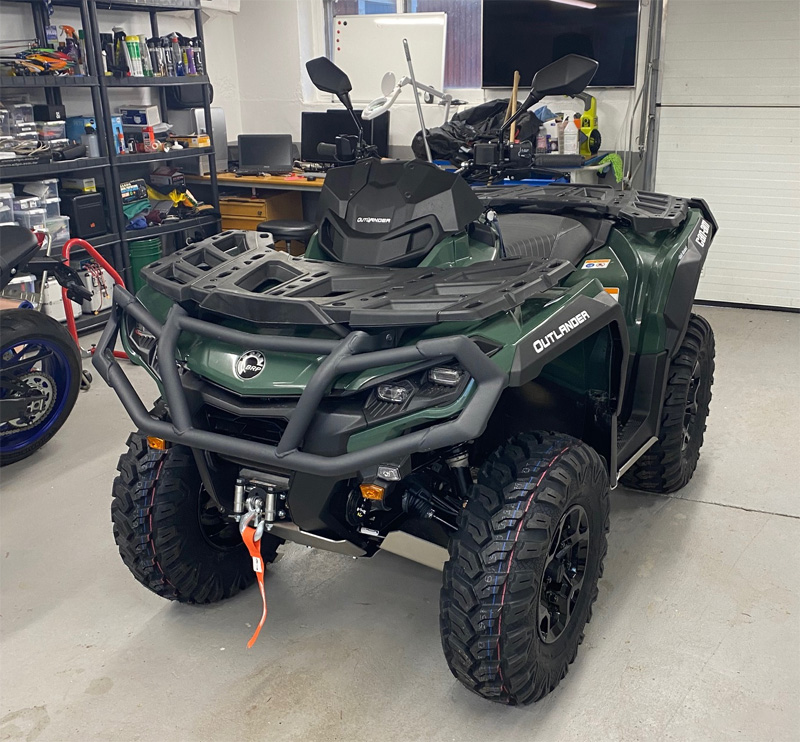 Can Am Outlander 570 PRO stulen i Törböle norr om Töre