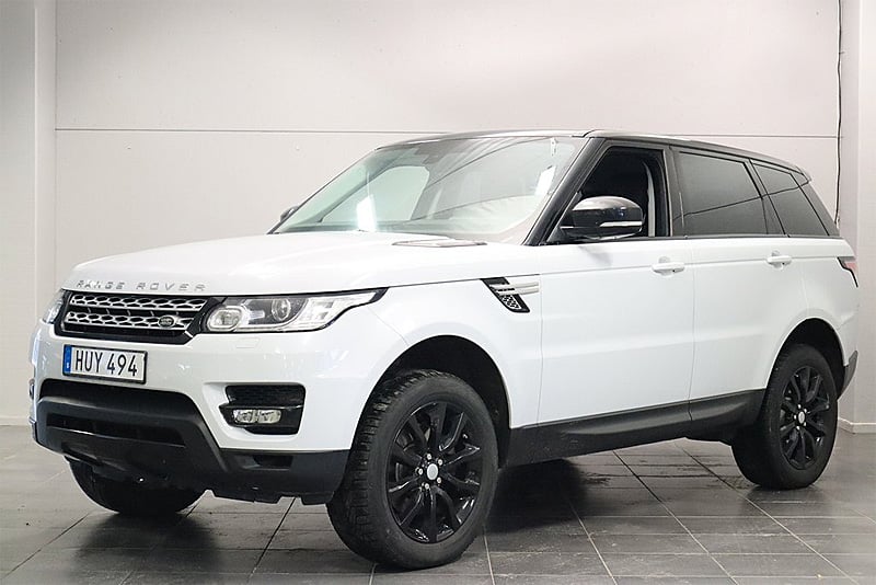 Vit Land Rover Range Rover Sport stulen i Hörby