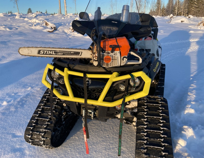 Fyrhjuling med bandsats, Can Am Outlander 1000 MAX XTP stulen i Holmfors väster om Skellefteå