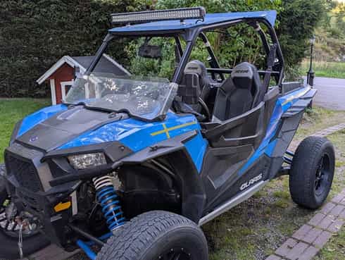 Fyrhjuling Polaris RZR XP 1000 stulen i Vånga, Skärblacka utanför Norrköping