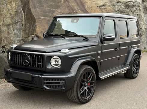 Svart Mercedes Benz AMG G63 stulen i Bromma, Stockholm