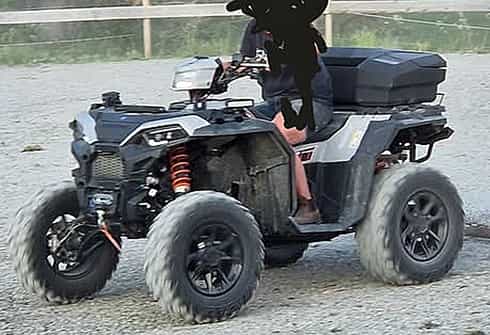 Fyrhjuling Polaris Sportsman XP 1000 S stulen strax nordväst om Offerdal